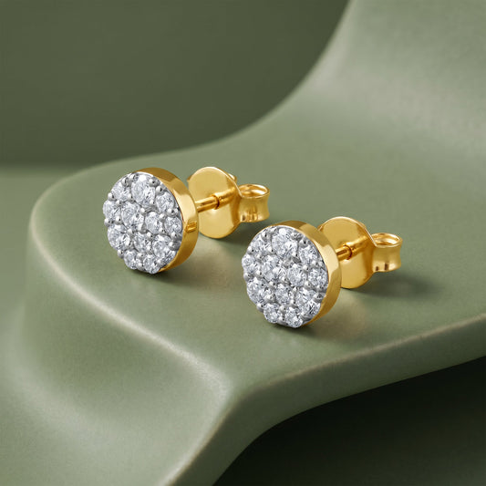 Gold Constellation Spark Lab Grown Diamond Earrings