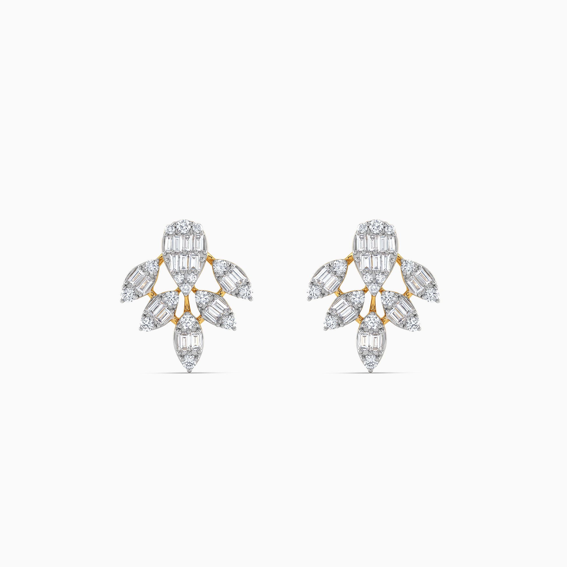 Gold Ivy Glow Lab Grown Diamond Earrings