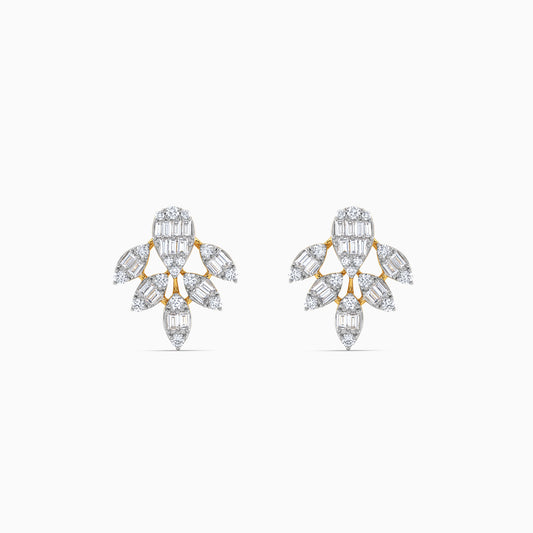 Gold Ivy Glow Lab Grown Diamond Earrings