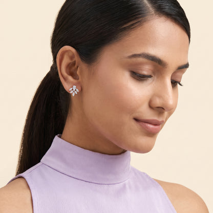 Gold Ivy Glow Lab Grown Diamond Earrings