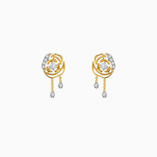 Gold Luna Glow Lab Grown Diamond Earrings