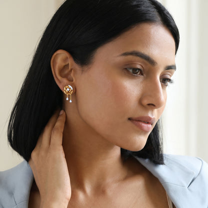 Gold Luna Glow Lab Grown Diamond Earrings