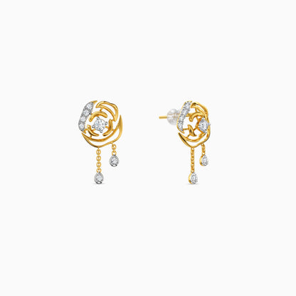 Gold Luna Glow Lab Grown Diamond Earrings