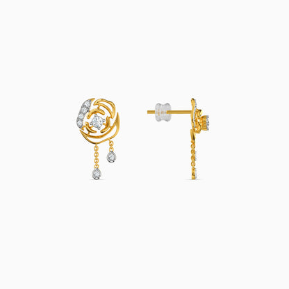 Gold Luna Glow Lab Grown Diamond Earrings