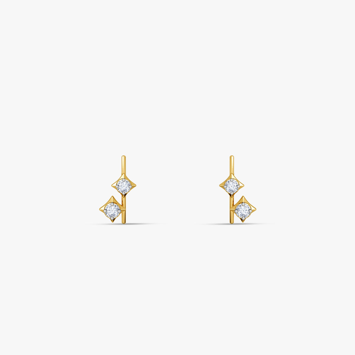 Gold Urban Twinkle Lab Grown Diamond Studs