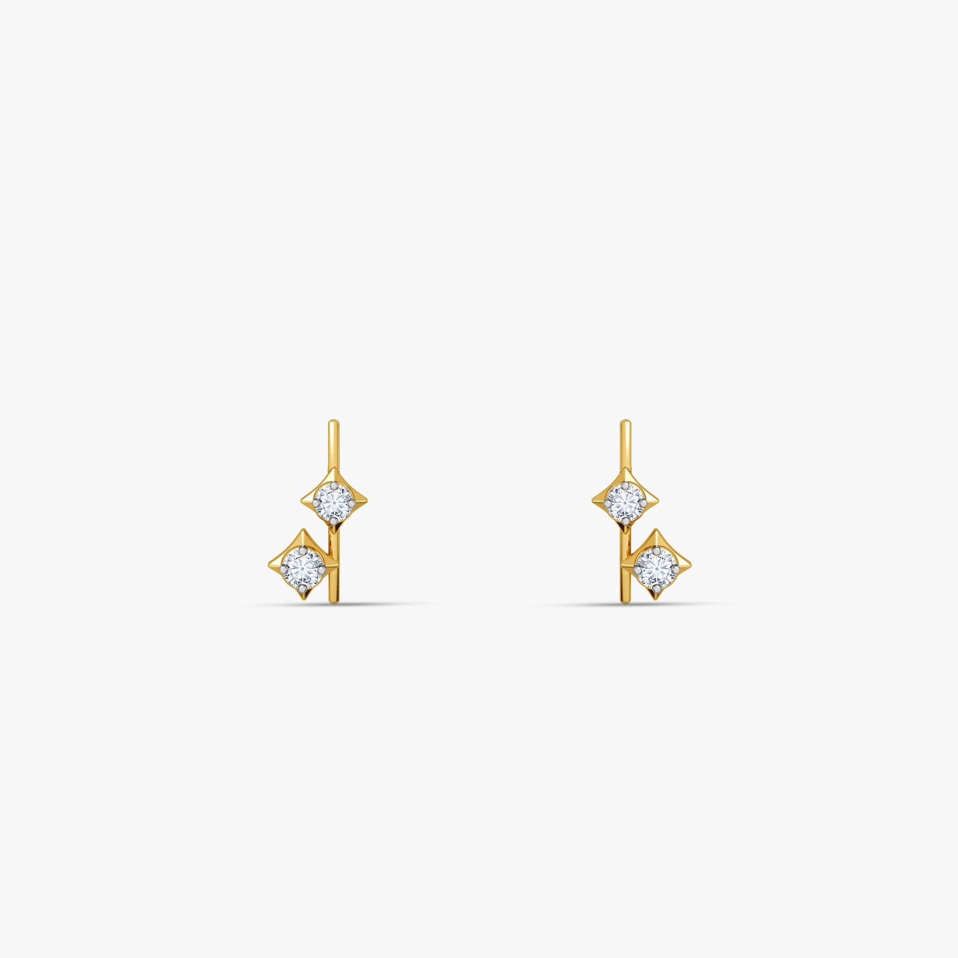 Gold Urban Twinkle Lab Grown Diamond Studs