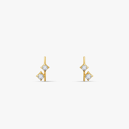 Gold Urban Twinkle Lab Grown Diamond Studs