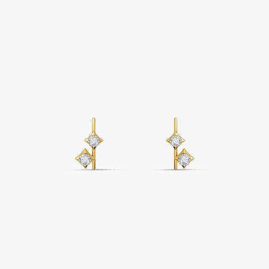 Gold Urban Twinkle Lab Grown Diamond Studs