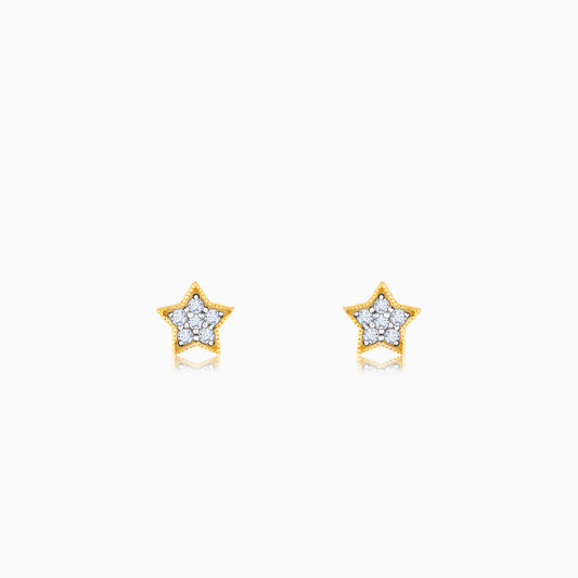 Gold Star Constellation Diamond Studs