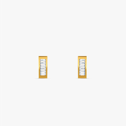 Gold Morning Dew Lab Grown Diamond Studs