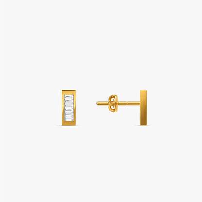 Gold Morning Dew Lab Grown Diamond Studs