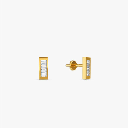 Gold Morning Dew Lab Grown Diamond Studs