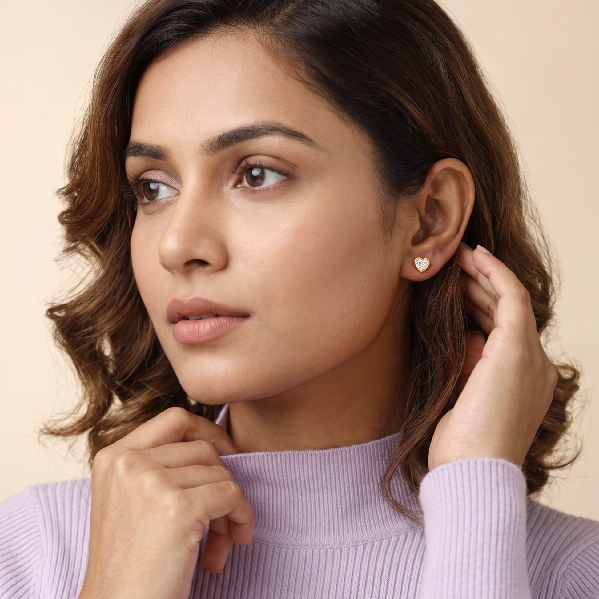 Gold Velvet Hour Lab Grown Diamond Earrings