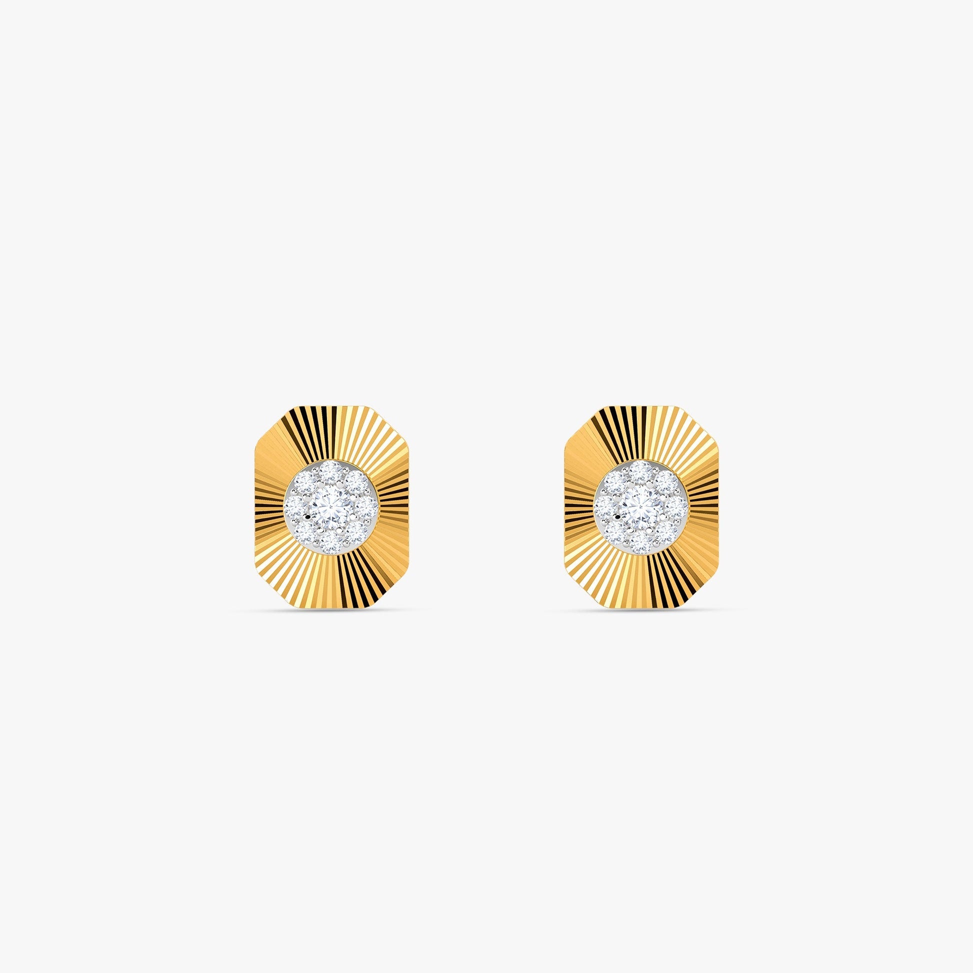 Gold Evienne Lab Grown Diamond Earrings