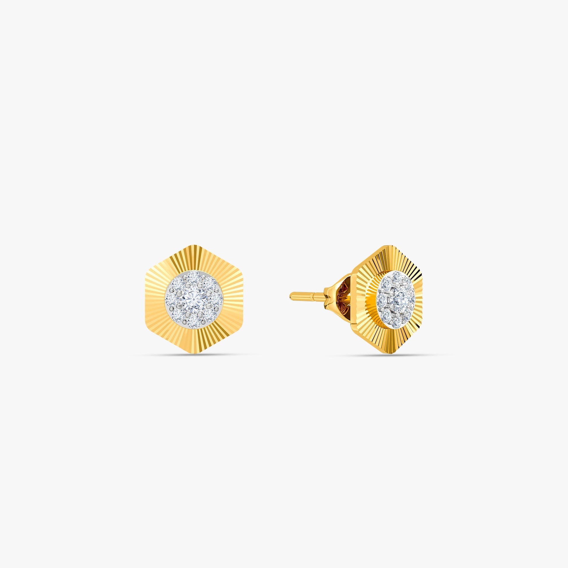 Gold Isyelle Lab Grown Diamond Earrings