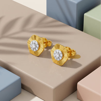 Gold Isyelle Lab Grown Diamond Earrings