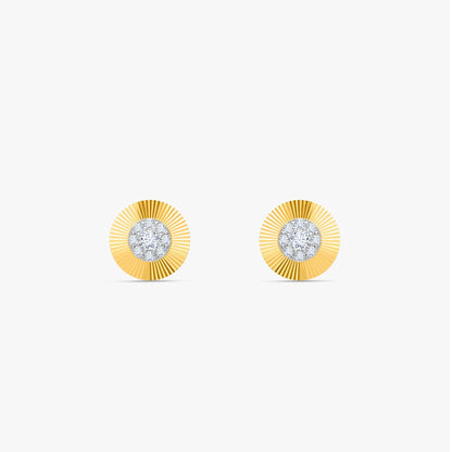 Gold Corielle Lab Grown Diamond Earrings