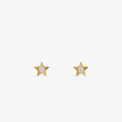 Gold Your Star Light Lab Grown Diamond Studs