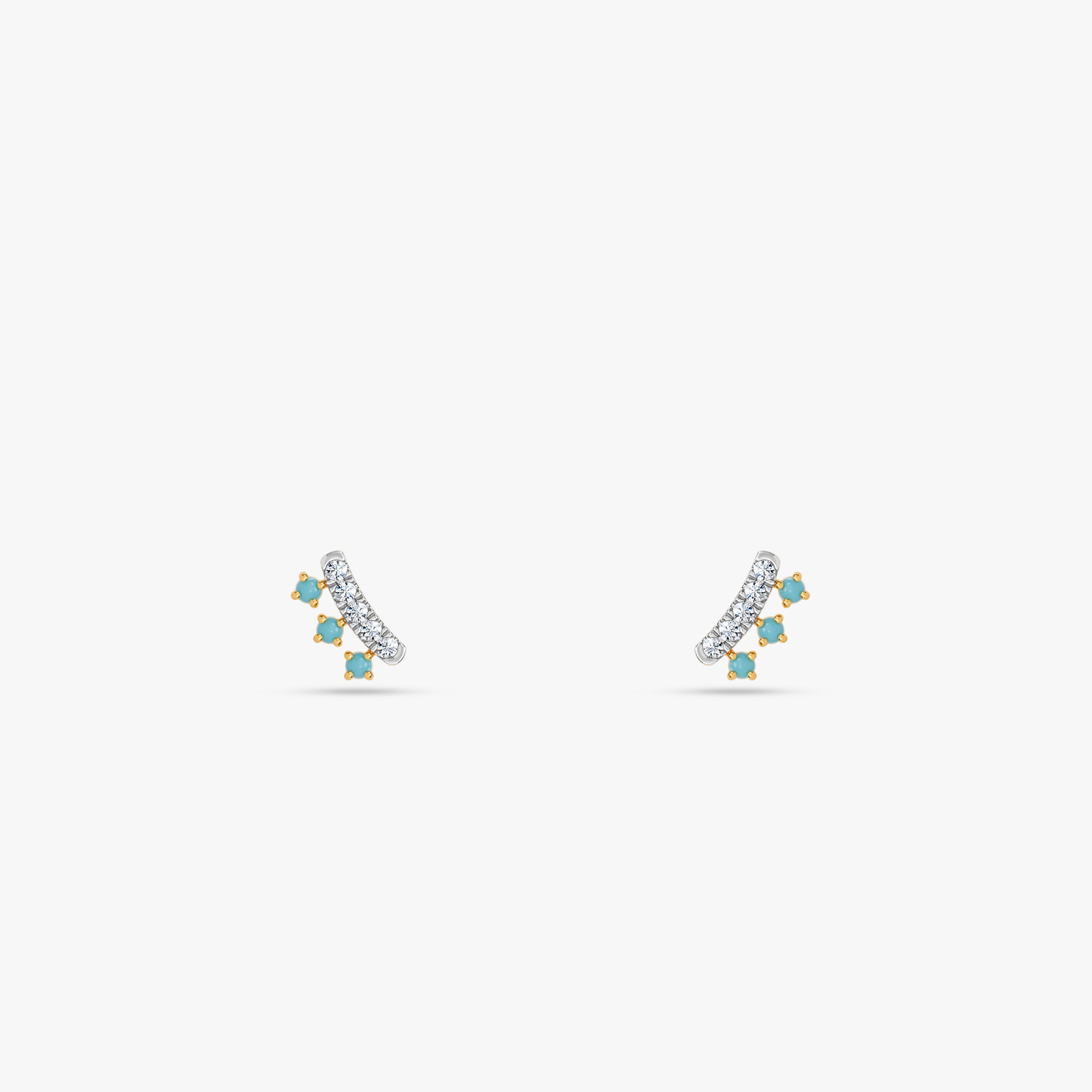 Gold Aasmaan Lab Grown Diamond Earrings