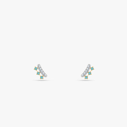 Gold Aasmaan Lab Grown Diamond Earrings