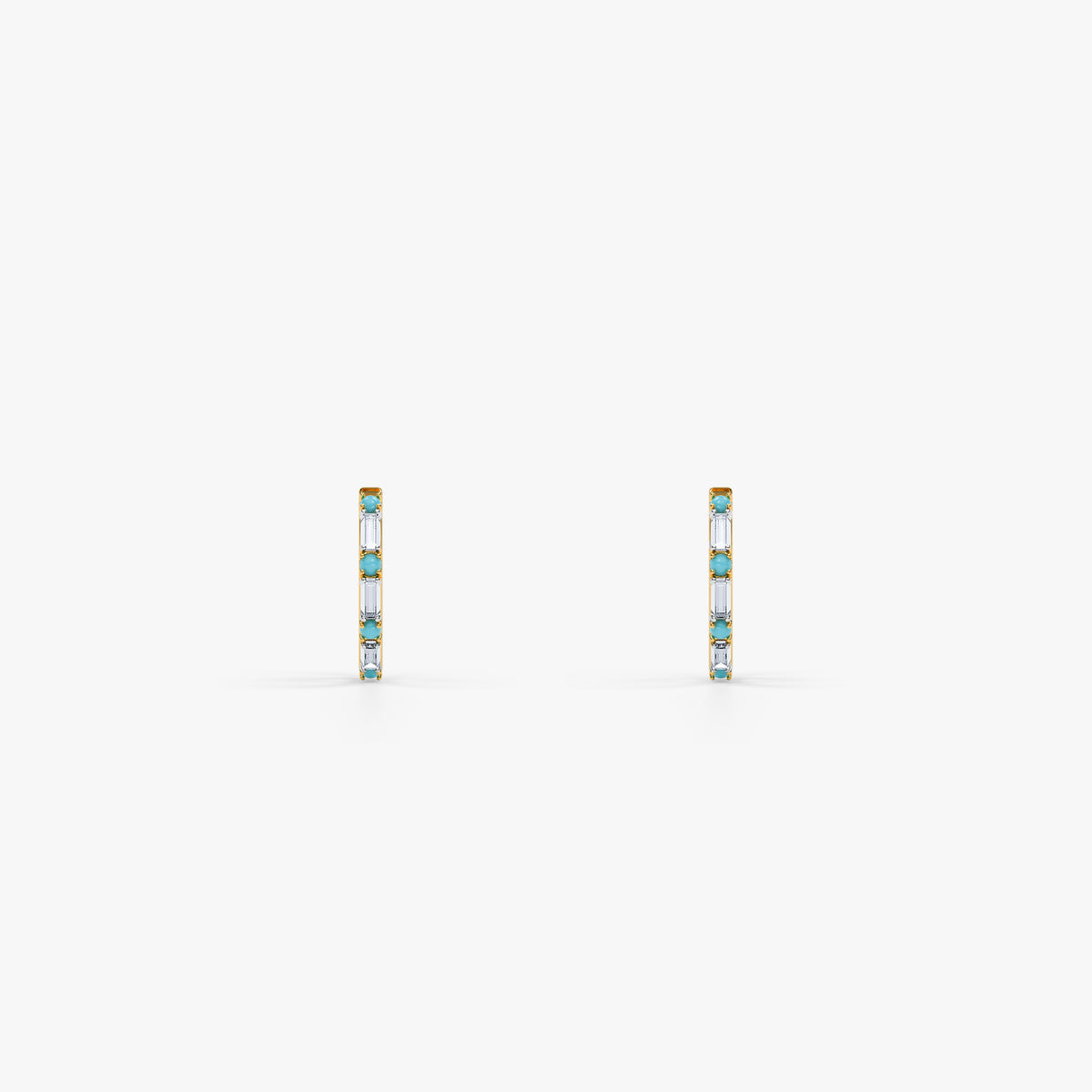 Gold Nabh Lab Grown Diamond Earrings