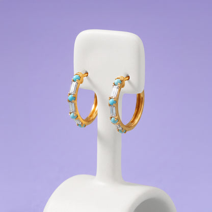Gold Nabh Lab Grown Diamond Earrings