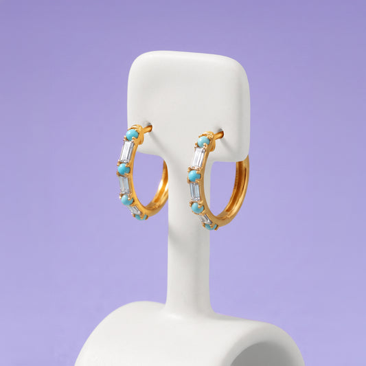 Gold Nabh Lab Grown Diamond Earrings