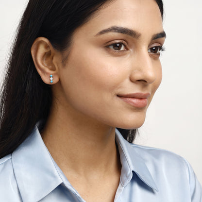 Gold Dhruv Lab Grown Diamond Earrings