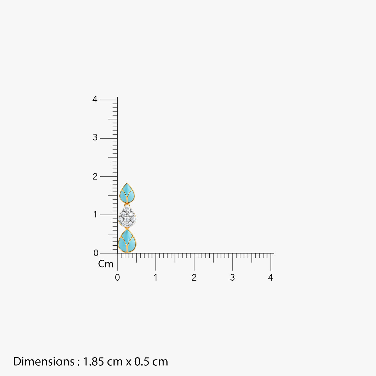 Gold Sama Lab Grown Diamond Earrings