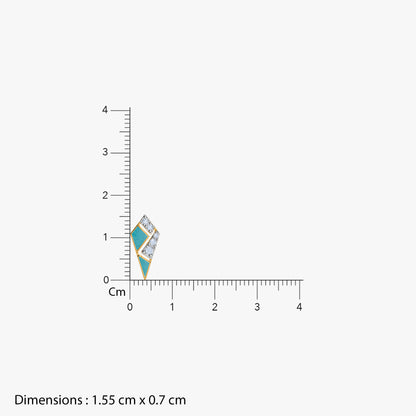 Gold Mahtaab Lab Grown Diamond Studs