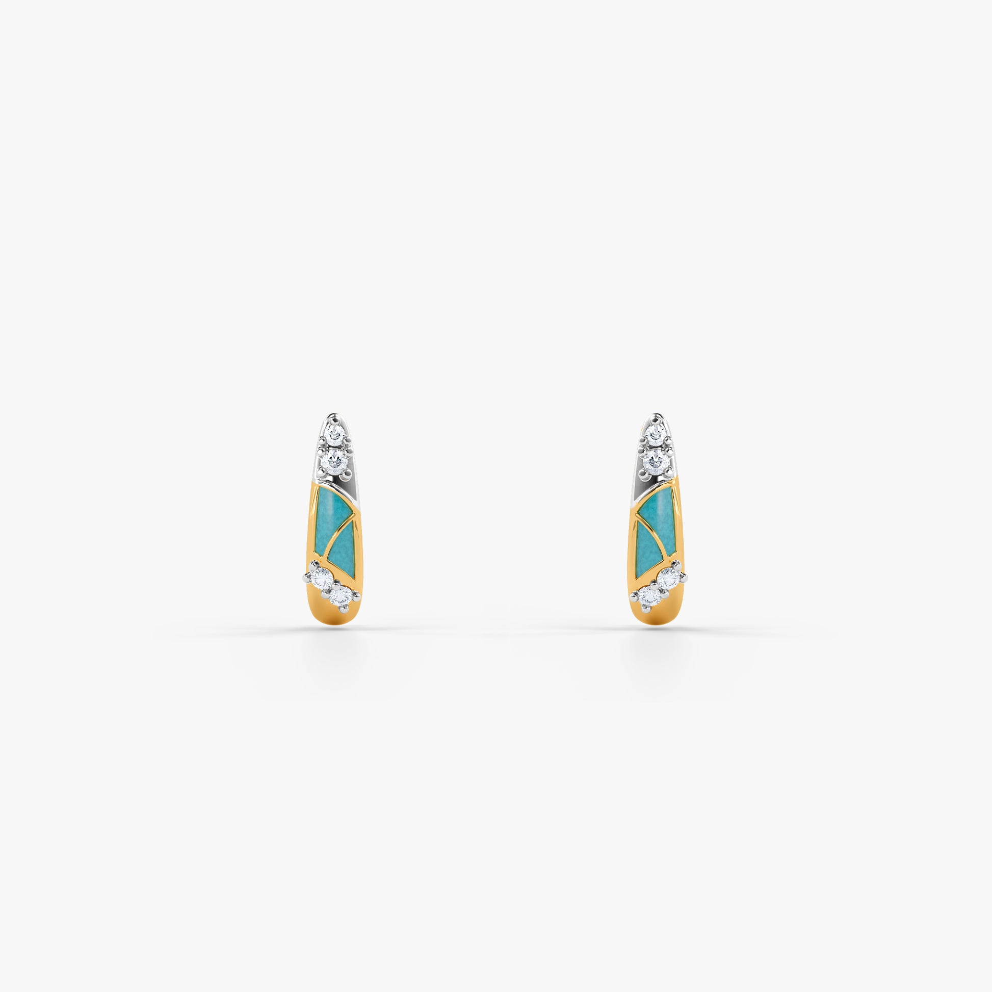 Gold Falak Lab Grown Diamond Earrings
