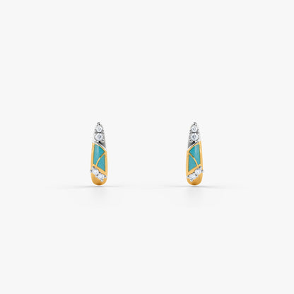 Gold Falak Lab Grown Diamond Earrings