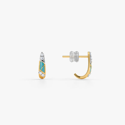 Gold Falak Lab Grown Diamond Earrings