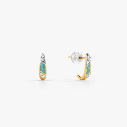 Gold Falak Lab Grown Diamond Earrings