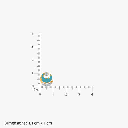 Gold Vyom Lab Grown Diamond Earrings