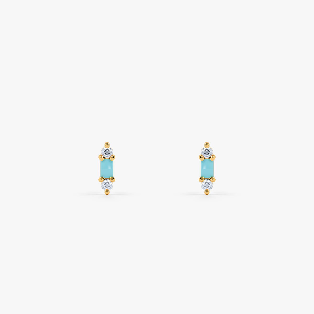 Gold Minoo Lab Grown Diamond Earrings