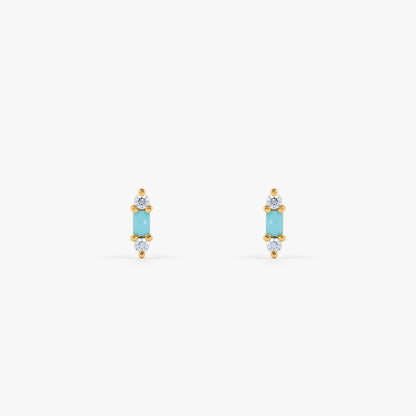 Gold Minoo Lab Grown Diamond Earrings