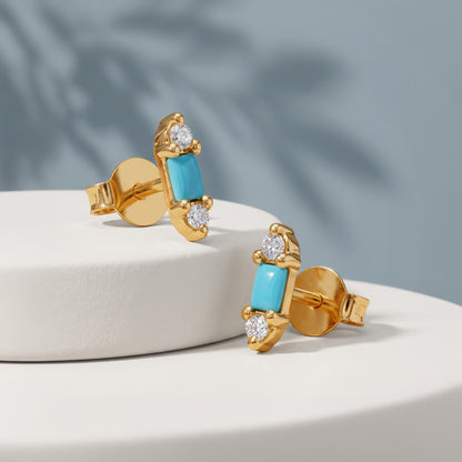 Gold Minoo Lab Grown Diamond Earrings