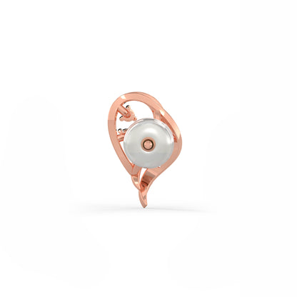 Rose Gold Mangifera Diamond Earrings