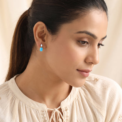 Gold Anant Lab Grown Diamond Earrings