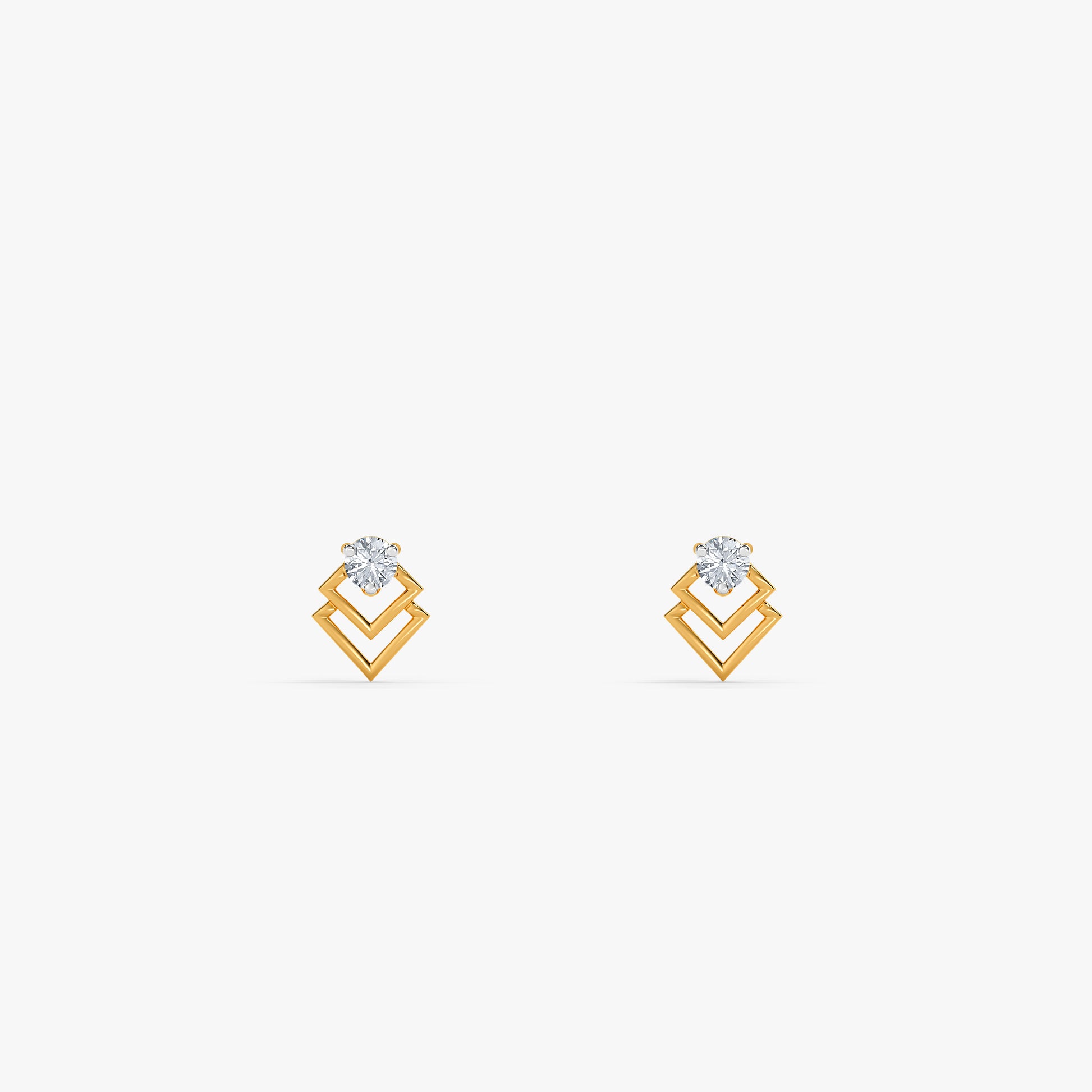 Gold Moonlit Reverie Lab Grown Diamond Earrings