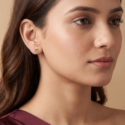 Gold Moonlit Reverie Lab Grown Diamond Earrings