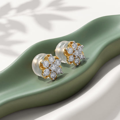 Gold Vellune Lab Grown Diamond Earrings