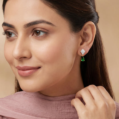 Gold Shadaab Lab Grown Diamond Earrings