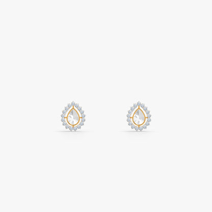 Gold Mehrunisa Lab Grown Diamond Studs