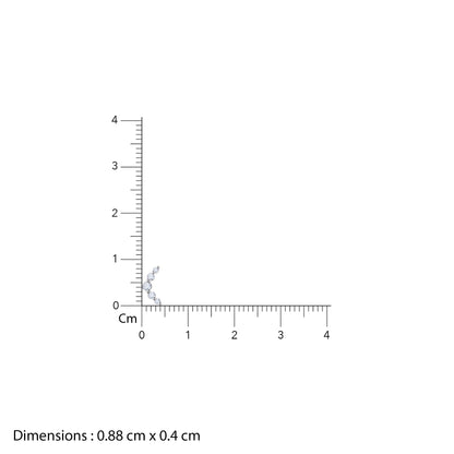 Gold Arc of Beauty Lab Grown Diamond Earrings