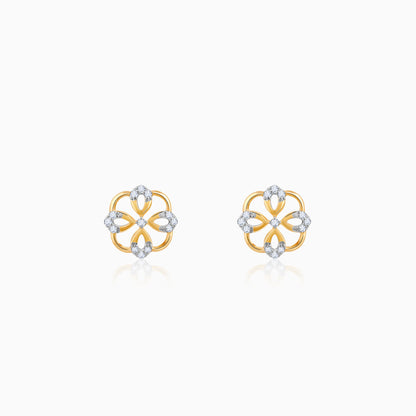 Gold Jivy Lab Grown Diamond Earrings