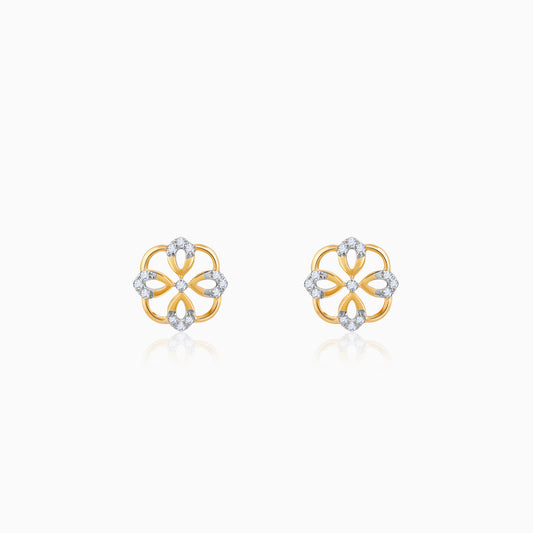 Gold Jivy Lab Grown Diamond Earrings