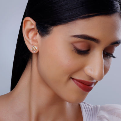 Gold Jivy Lab Grown Diamond Earrings