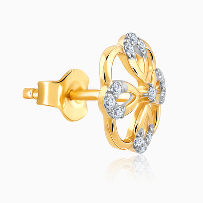 Gold Jivy Lab Grown Diamond Earrings